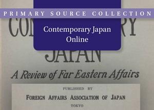 Contemporary Japan Online
