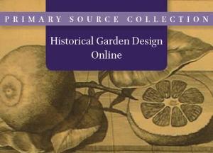Historical Garden Design Online